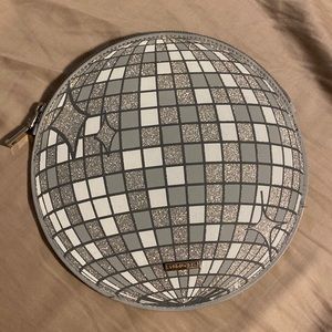 Studio DIY disco ball clutch